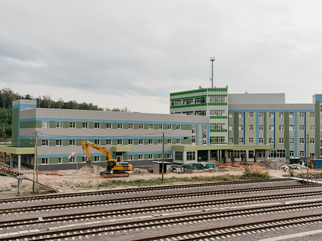 Возведение административного корпуса для сотрудников Port Favor завершено на 85 % Возведение административного корпуса для сотрудников Port Favor завершено на 85 %